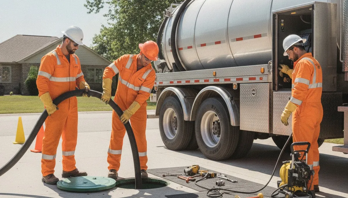 Boise, ID septic pumping service for homes by On Call Plumbers during freeze-thaw and spring runoff