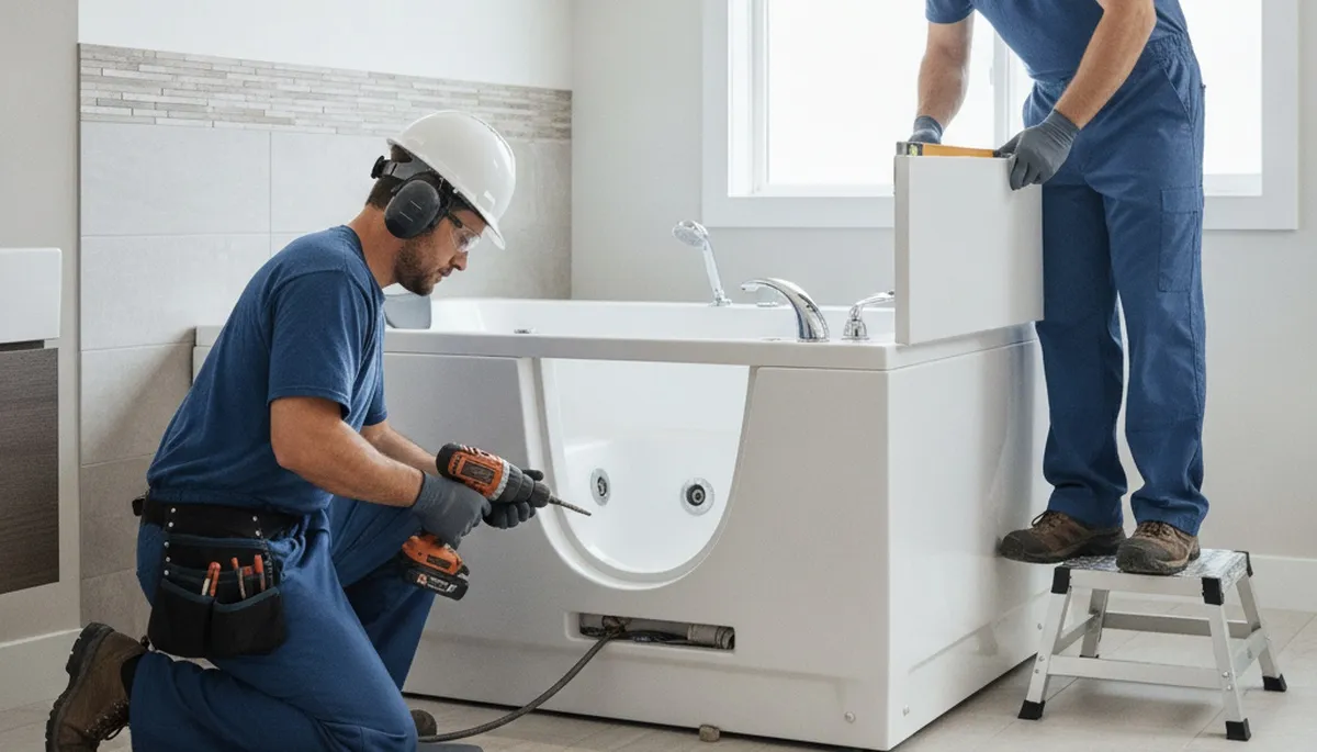 Walk-in tub installation for Boise, ID homes by local plumbing repair professionals